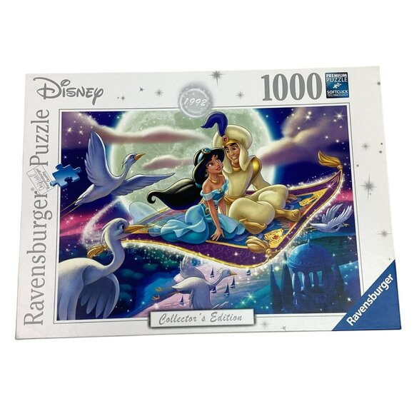 Ravensburger Disney Aladdin & Jasmine 1000 Piece Jigsaw Puzzle Collectors Editio - Picture 1 of 10
